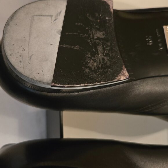 Gucci Black Leather Horsebit Loafers - Picture 6 of 12